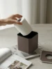 Luxury Tissue Box Hotel High-End Metal Roll Paper Box Home Living Room Desktop Decoration Ornaments Viano Roll Paper Towel Box 5