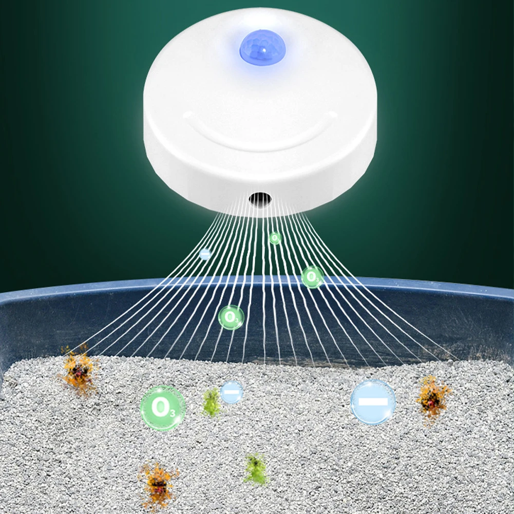 2600mah smart cat odor purifier automatic pet toilet air purifier cat
