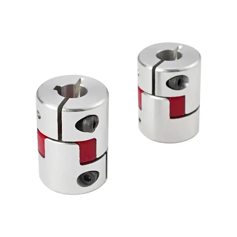 Two-Jaw Coupler D20 L25 Aluminum Plum Flexible Shaft BW Coupling NEMA17 Motor Connector Solid Rubber Pad 4/5/6/ 6.35/ 8/10mm image 5