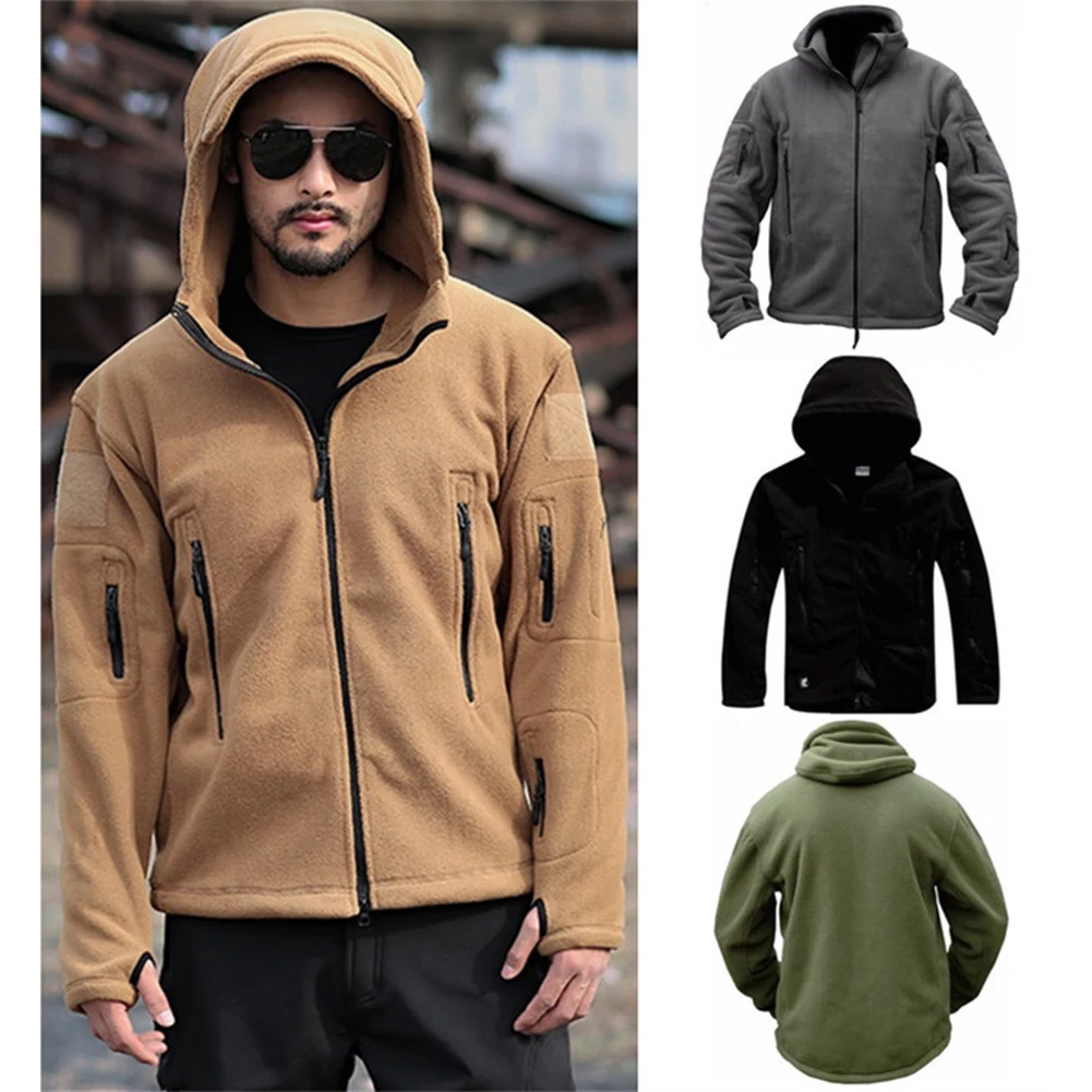 Tactical Fleece Jacket Military Uniform 