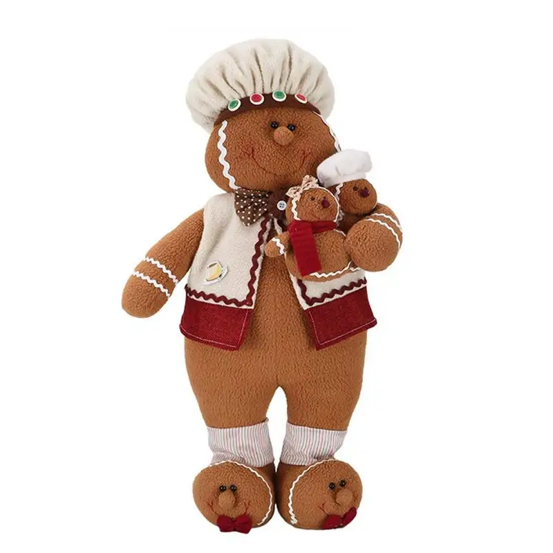 Acheter Poupée en peluche de Noël, mignon arbre de Noël, bonhomme en pain  d'épices, oreiller doux, coussin de canapé, ornement moelleux, dessin  animé, animal en peluche, jouet de vacances