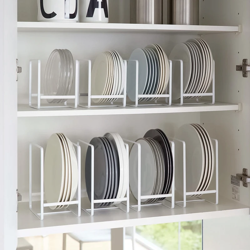 Kitchen Dish Rack Plate Organizer Drainer Cocina Pot Rack Cover Kitchen Plate Rack Free Punching Dish Drying Rack