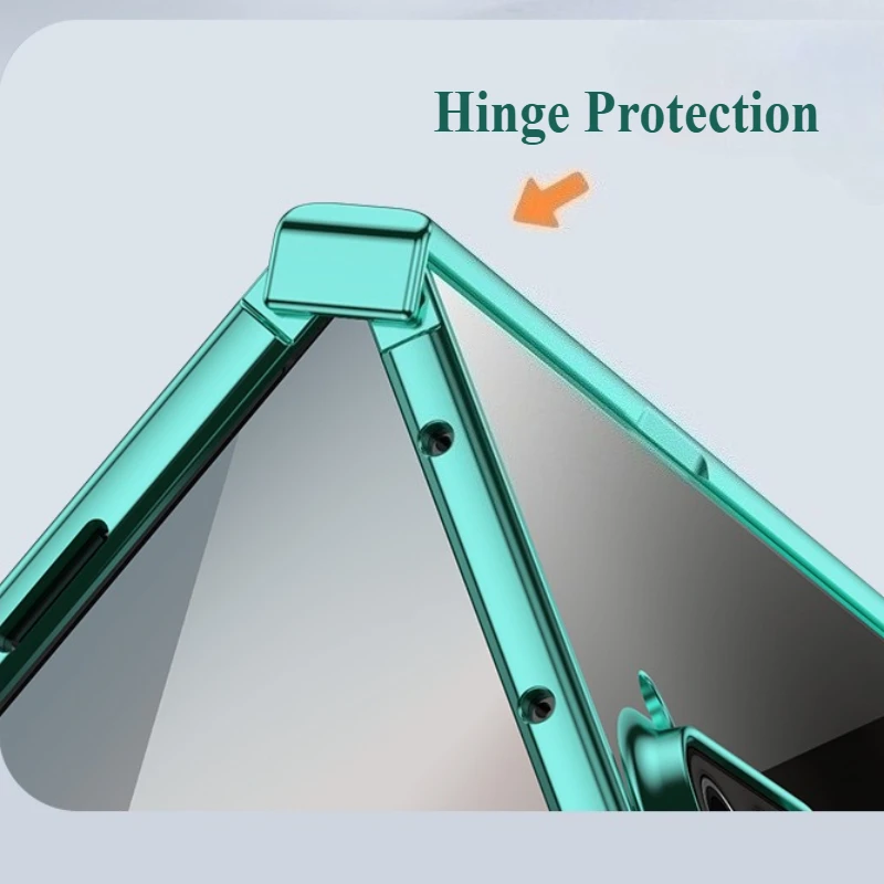 Electroplated Transparent Phone Case - 3-Piece Clear Cover Set
