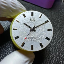 Elegant 29.2MM Dial for Manual Mechanical Watch Movements (29.2 - Phoenix - Silver)