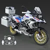 New 1:9 BMW R1250 GS ADV Alloy Die Cast Motorcycle Model Toy Vehicle Collection Sound and Light Off Road Autocycle Toys Car 2