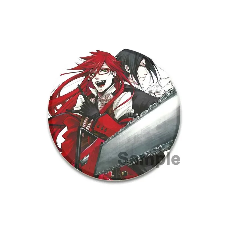 アニメ黒執事バッジブローチ、クリエイティブなラペルピン、ソフト