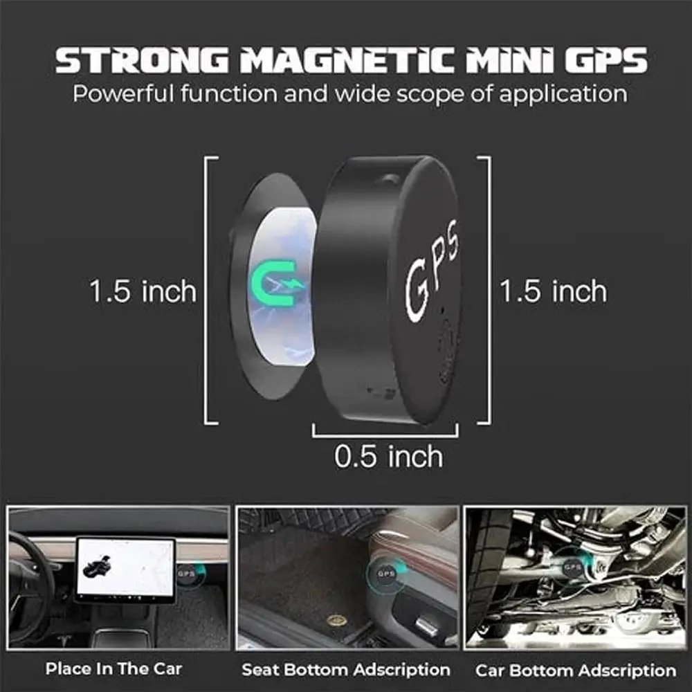 Mini Magnetic GPS Vehicle Tracker 6
