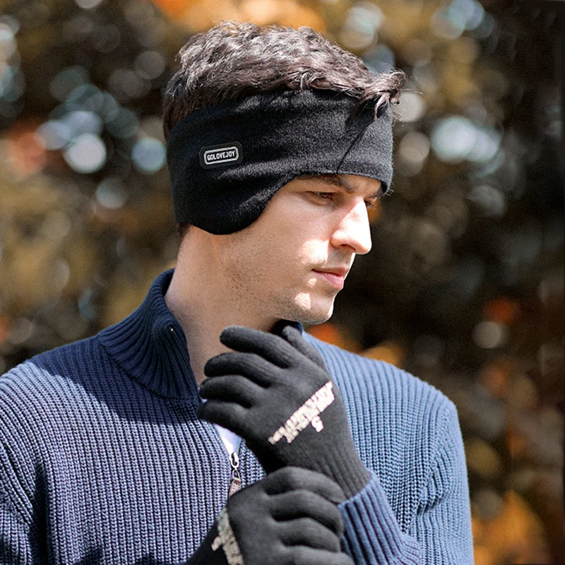 Winter Men's Padded And Thickened Ear Warmers To Prevent Cold And Wind Warm Ear Muffs