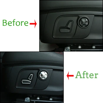 Per Maserati Quattroporte/Ghibli/Levante 2013-2020 ABS coperchio del pulsante del sedile per Alfa Romeo Giulia/Tonali 2017+ accessori interni