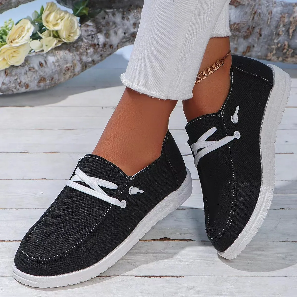 

Новинка весна-осень 2024, модная женская спортивная обувь с вулканизированной подошвой, женская повседневная обувь на плоской подошве, женская модная обувь