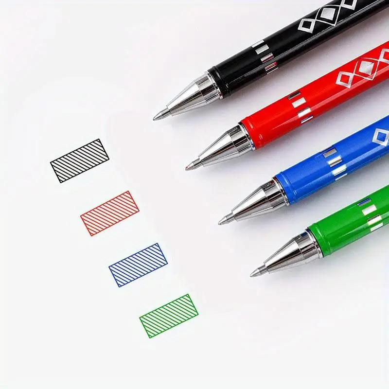 12Pcs 열 지울 수 있는 펜 세트 0.7mm 지울 수 있는 젤 펜 총알 닙 컬러 젤 펜 부드러운 쓰기 학교 사무용품 용품