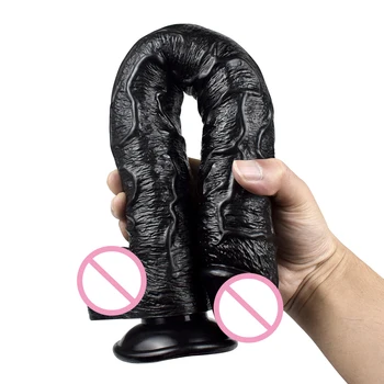15 Inch Dildo for Sexual Female Body Realistic Big Penis with Powerful Suction Cups for Female or Male Hands-Free Gaming Sex Toy 6