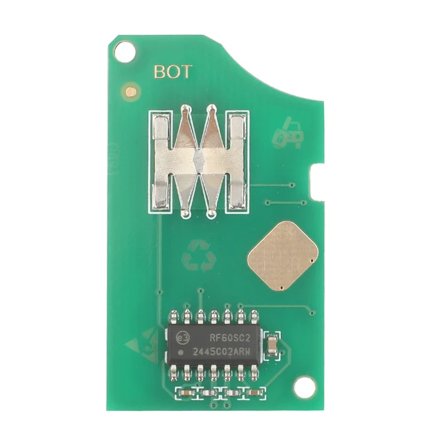 Jingyuqin 1K0 959 753 N สําหรับ VW Golf Jetta Golf Passat ด้วงรถ Flip Remote Key Circuit Board 6QE 959 753 434Mhz fob 3 ปุ่ม 3