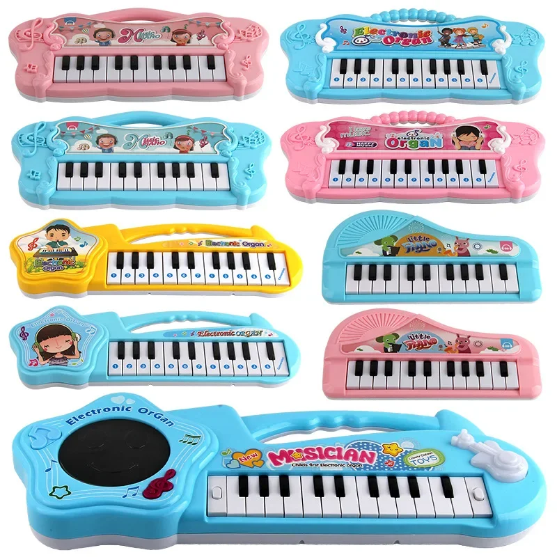 Piano Musical Toy Sound Keyborad Electic Flashing Music Instrument Developmental Early Educational Toys For Kids Children 2