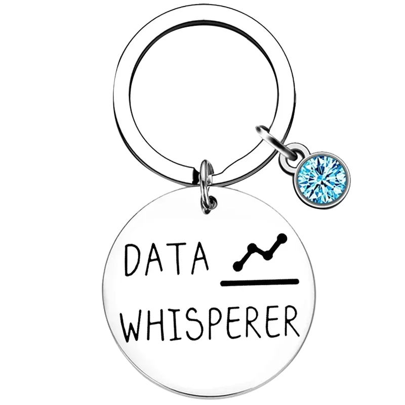 

Datas Analyst Gift Keychain Data Science Data Engineer Key Rings Data Scientist Analytics Gift