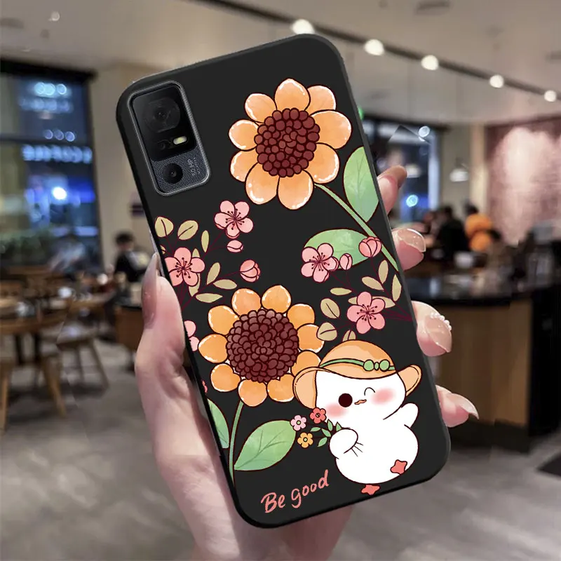 Floral Shockproof Silicone Soft TPU Phone Case - Enhanced Protection and Stylish Back Cover