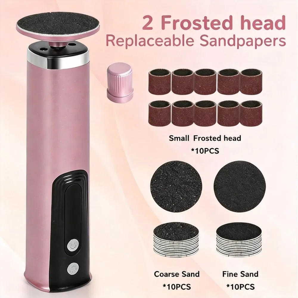 Foot Care Tool 2-in-1 Foot and Hand Electric Care Tools,Polish and Smooth,Shine Toenails Electric Callus Remover Pedicure File - 3