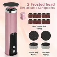 Outil de soin des pieds 2 en 1, outils électriques de soins des pieds et des mains, vernis et lisse, brillant des ongles des pieds, lime de pédicure électrique pour enlever les callosités 3