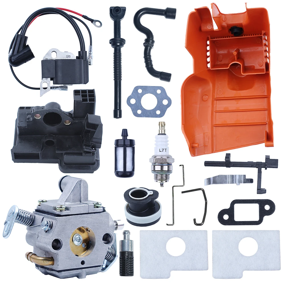 Cylinder Cover Carburetor Ignition Coil For Stihl MS180 MS170 018 017 Tune-up Kit Air Filter Housing Chainsaw Spare Parts 5