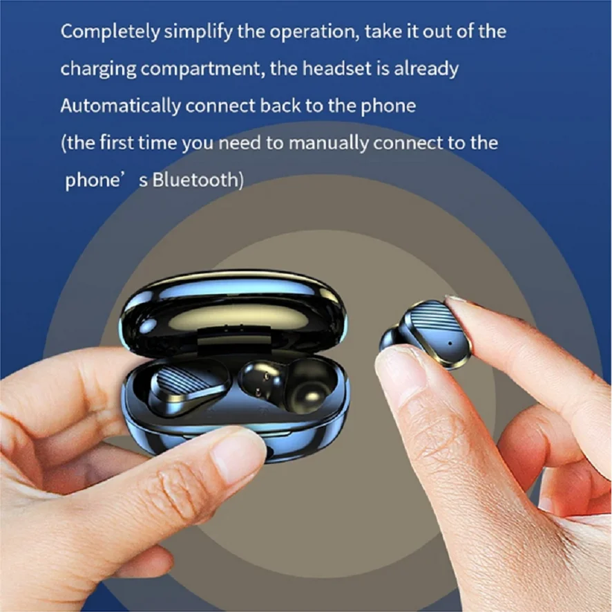

TWS Wireless Headphones Bluetooth 5.2 Headset T2 HD Sound Stereo Headset With Charging box
