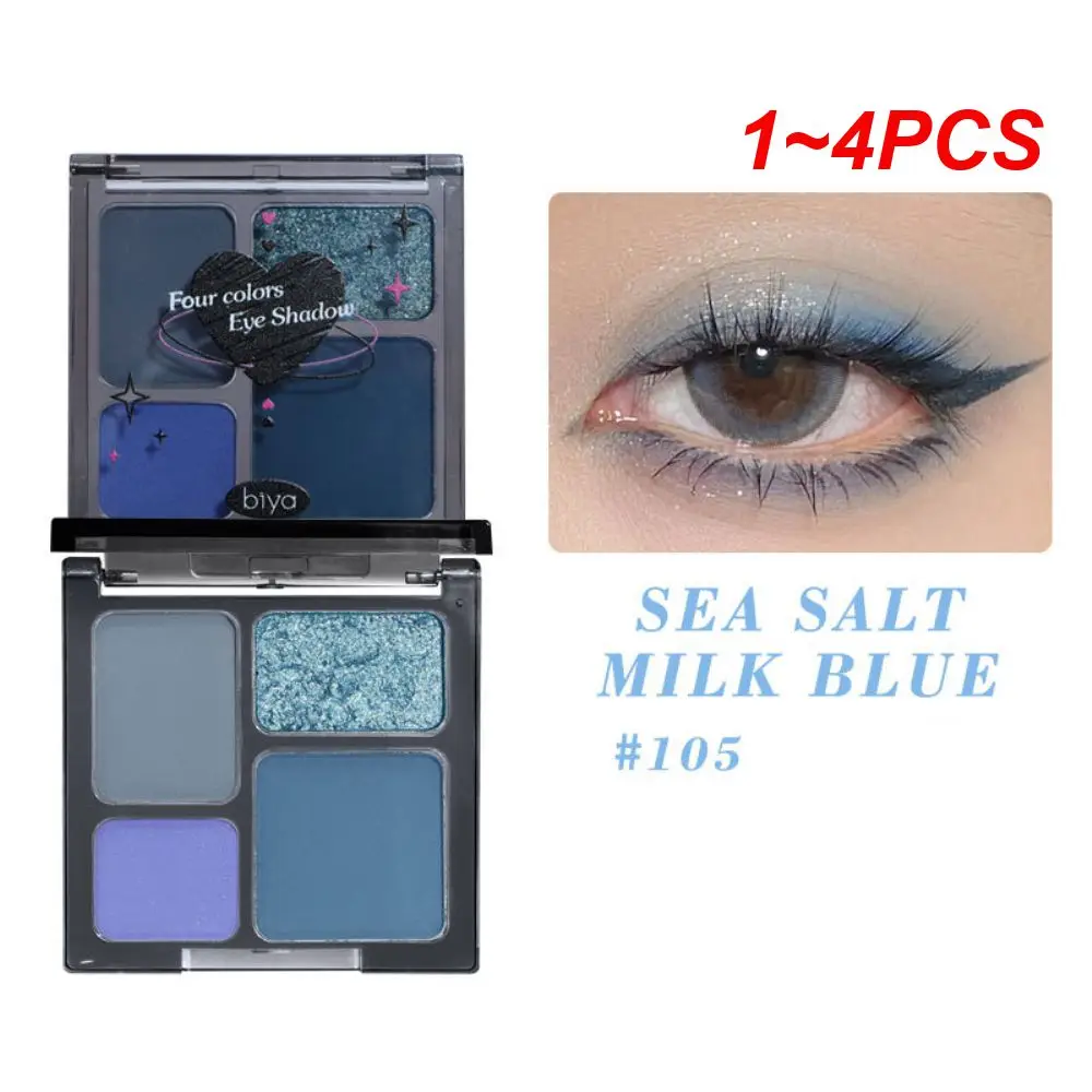 

1-4 шт., Женская Палитра теней для век, 4 цвета