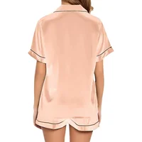 Bride Pj Two Piece Team Bridal Engagement Satin Pyjamas Set Women Wedding Silk Pyjama Bachelorette Party Loungewear 16 - Image 4