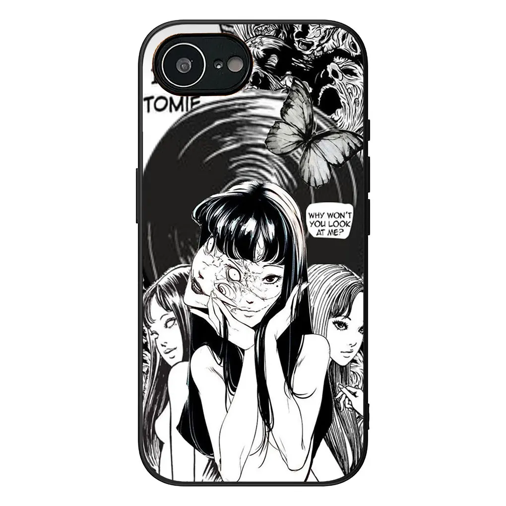 Junji Ito Collection Flexible Phone Cover - Artistic Design Protective Case