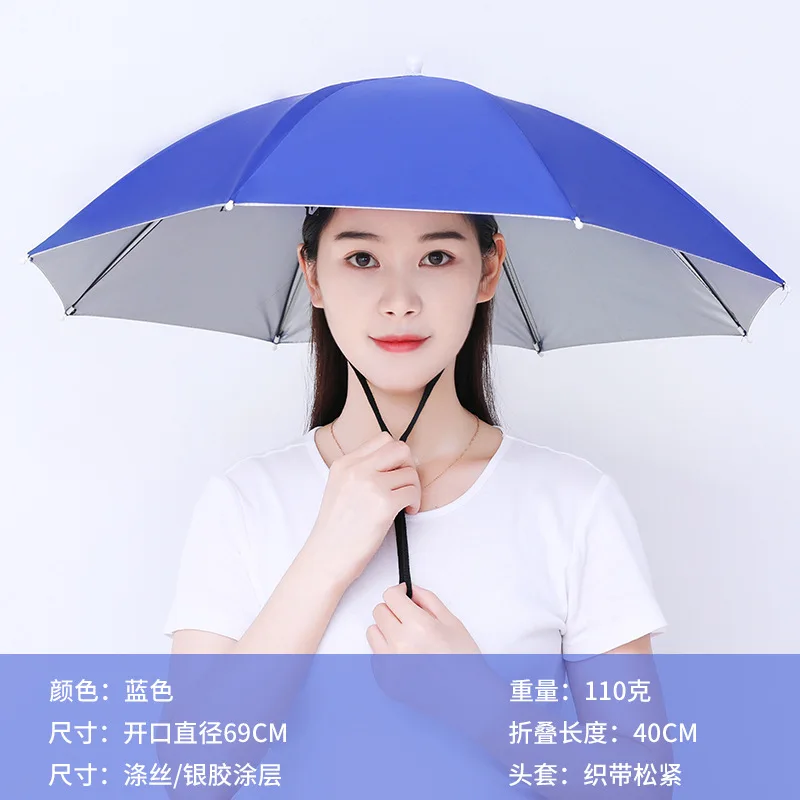 

Sunscreen Umbrella 69 Large Headworn Umbrella Floor Stand Umbrella