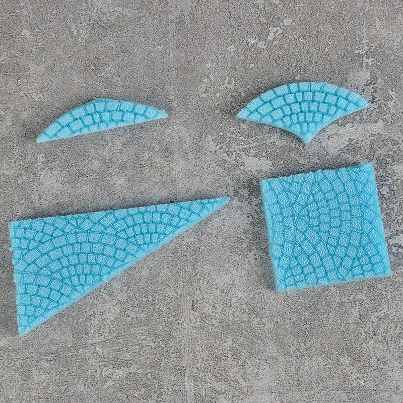 Cormake CJ0208 벽 도로 표면 타일 질감 폼 보드 1/35 Metope 포장 모델 장면 빌딩 도구 취미 DIY 재료