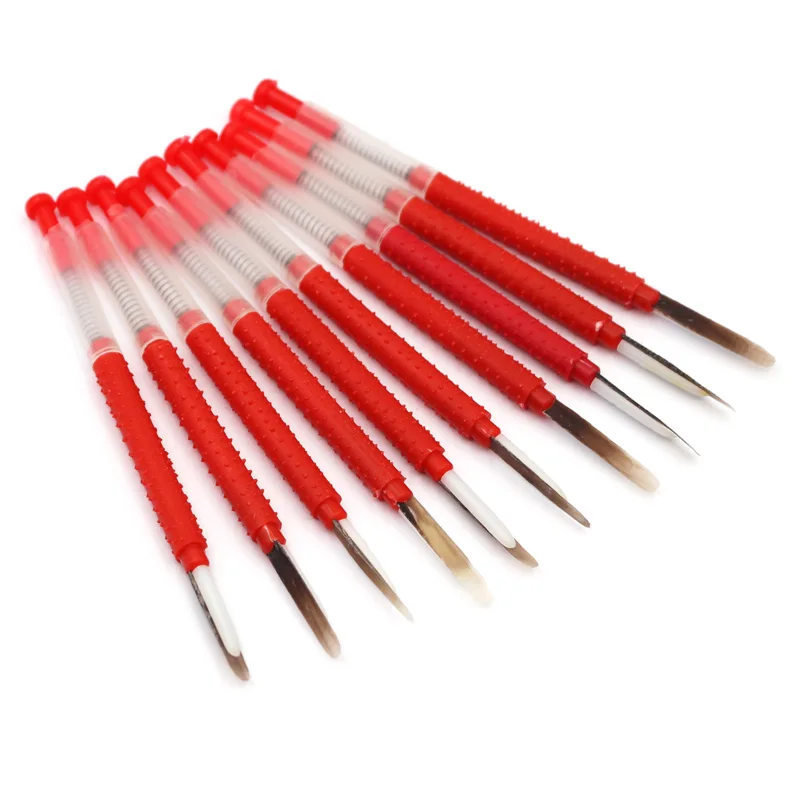 

10Pcs Beekeeping Moving Grafting Tools, Plastic Elastic Shift Needle, Bee Hive Retractable Grafting Larva Beekeeper Equipment