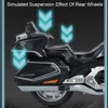 1:11 Honda Gold Wing GL800 2021 Motorcycle Model Toy Car Linkage Steering Shock Absorption Motorbike Models Boys Birthday Gifts 6