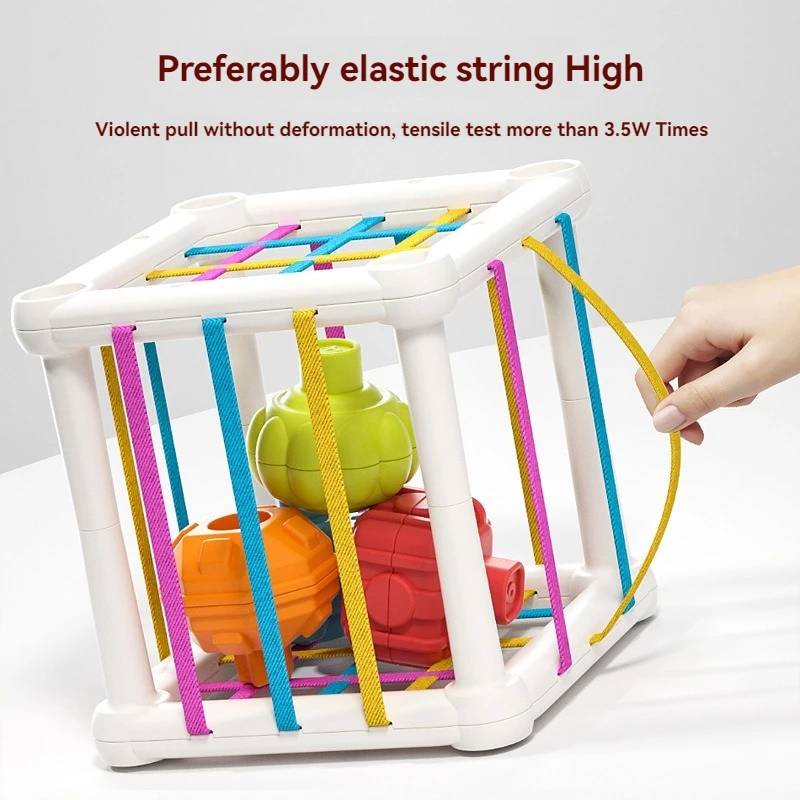 Educational Toys Colorful Shape Blocks Sorting Game Baby Montessori Learning For Children Puzzle Gift