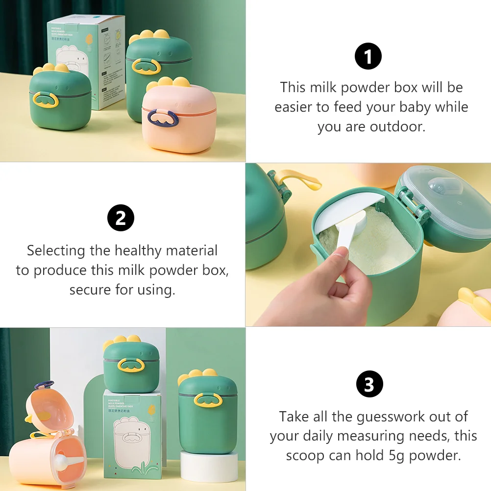 Milk Powder Box Formula Container Travel Baby Small Containers Dispenser The