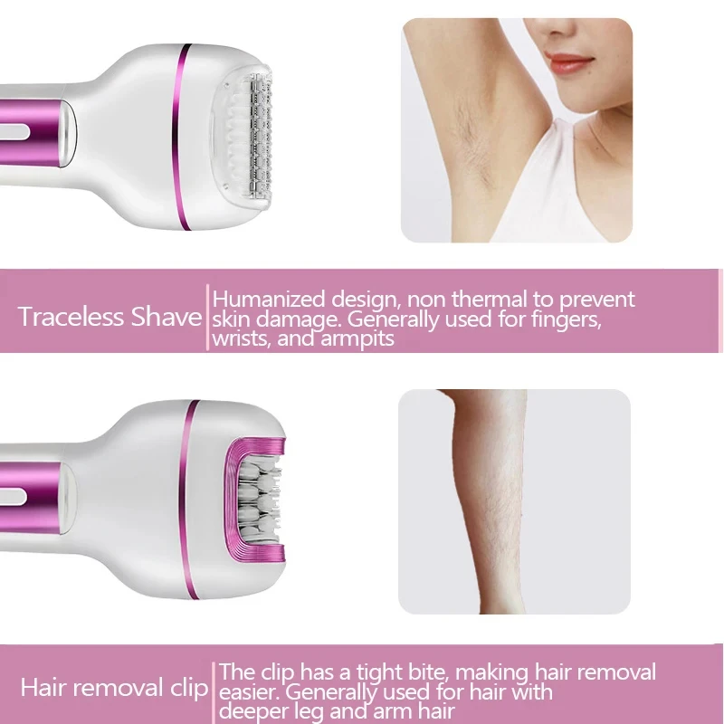 Rechargeable Electric Shaver For Women
