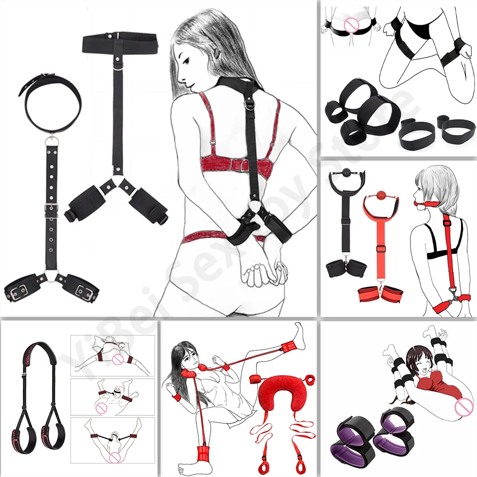 Sex Toys BDSM Bondage Set Fetish Sex Toys Couples Bondage Game