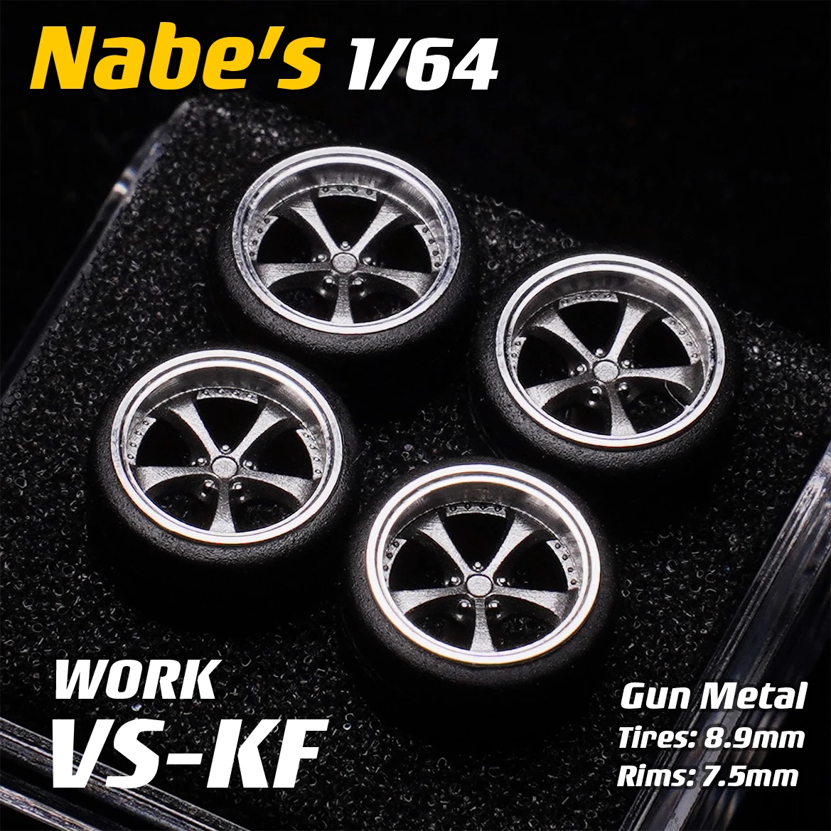 1/64 ナベス チカ ホイール ワーク VSKF VS-KF 8.9 ミリメートル