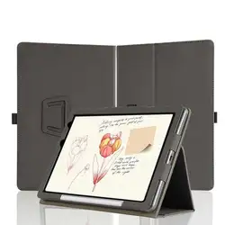 Enhanced PU Leather Shockproof Kickstand Case (Black)