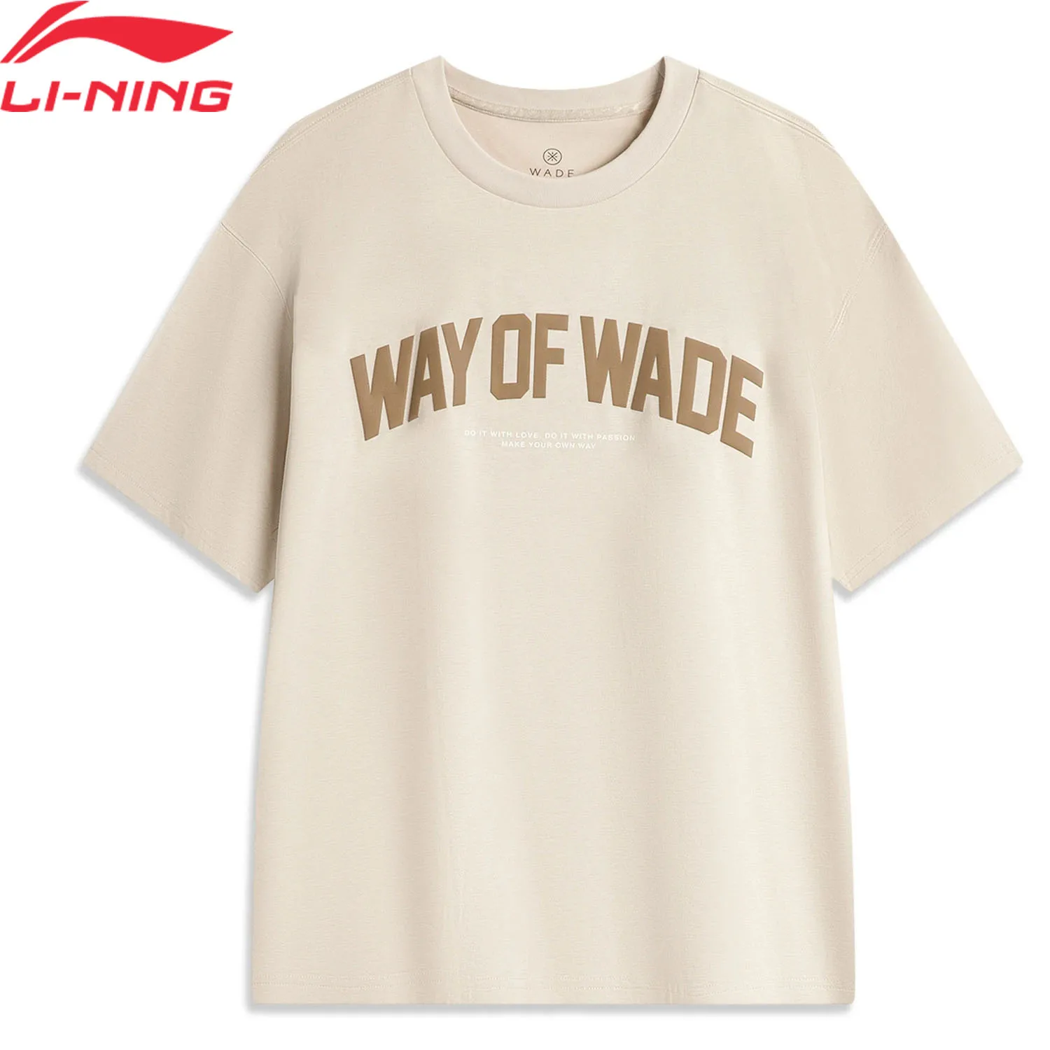 Men Sport Tees Li-Ning Men Wade Series Sports T-Shirt AT DRY FREEZE Breathable Regular fit LiNing Short Sleeve Comfortable Leisure Tee AHSU173
