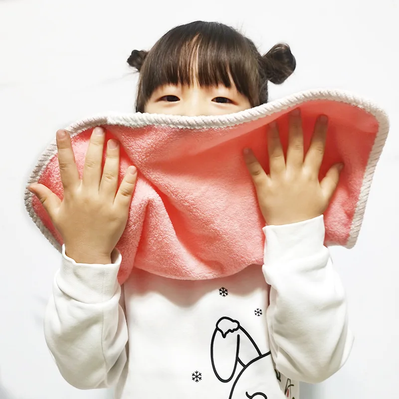 1pc Baby Bibs for Children Washing Face Towel Soft Salive Towel Boys Girls Learning Brushing Teeth Towel for 3 To 8 Years Kids 4