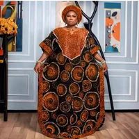 Sequin Africa Clothing Gowns African Dresses for Women Muslim Fashion Boubou Dashiki Ankara Outfits Evening Dubai Kaftan Abaya 3