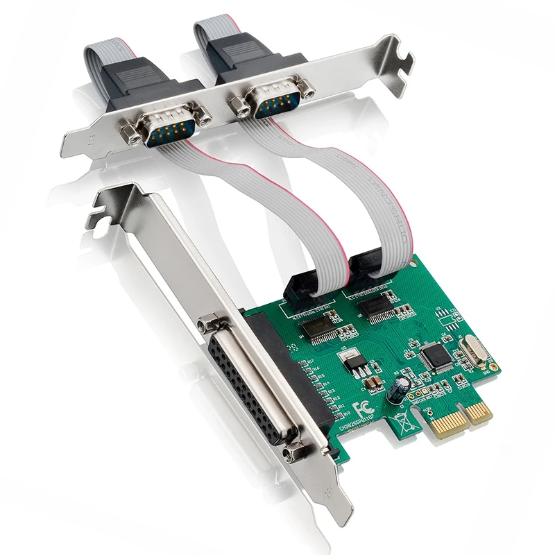 PCI-E 2S1P 직렬-병렬 조합 제어 카드 RS-232 및 LPT 인쇄 포트 확장 카드, CH382L 프린터 PC용