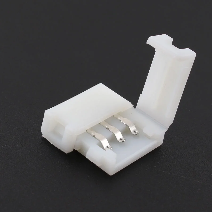 50PCS 8mm 10mm LED Strip Connector 2pin 3pin 4pin 5pin Connector Single Color 2835 5050 RGB RGBW RGBWW LED Strip Light led strip connectors led connectors
