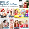 Digital LCD Counting Coin Money Saving Box Jar Large Capacity for USD EURO Money Electronic Counting Piggy Bank 5