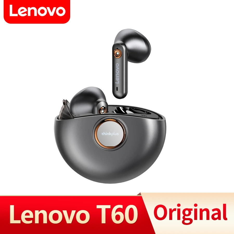 

TWS-наушники Lenovo T60 с поддержкой Bluetooth 5,3 и микрофоном
