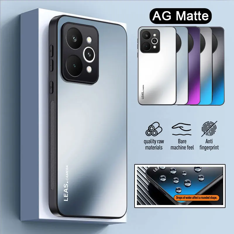 Shockproof Matte Frosted Hard Bumper Case - Elegant and Durable Back Cover