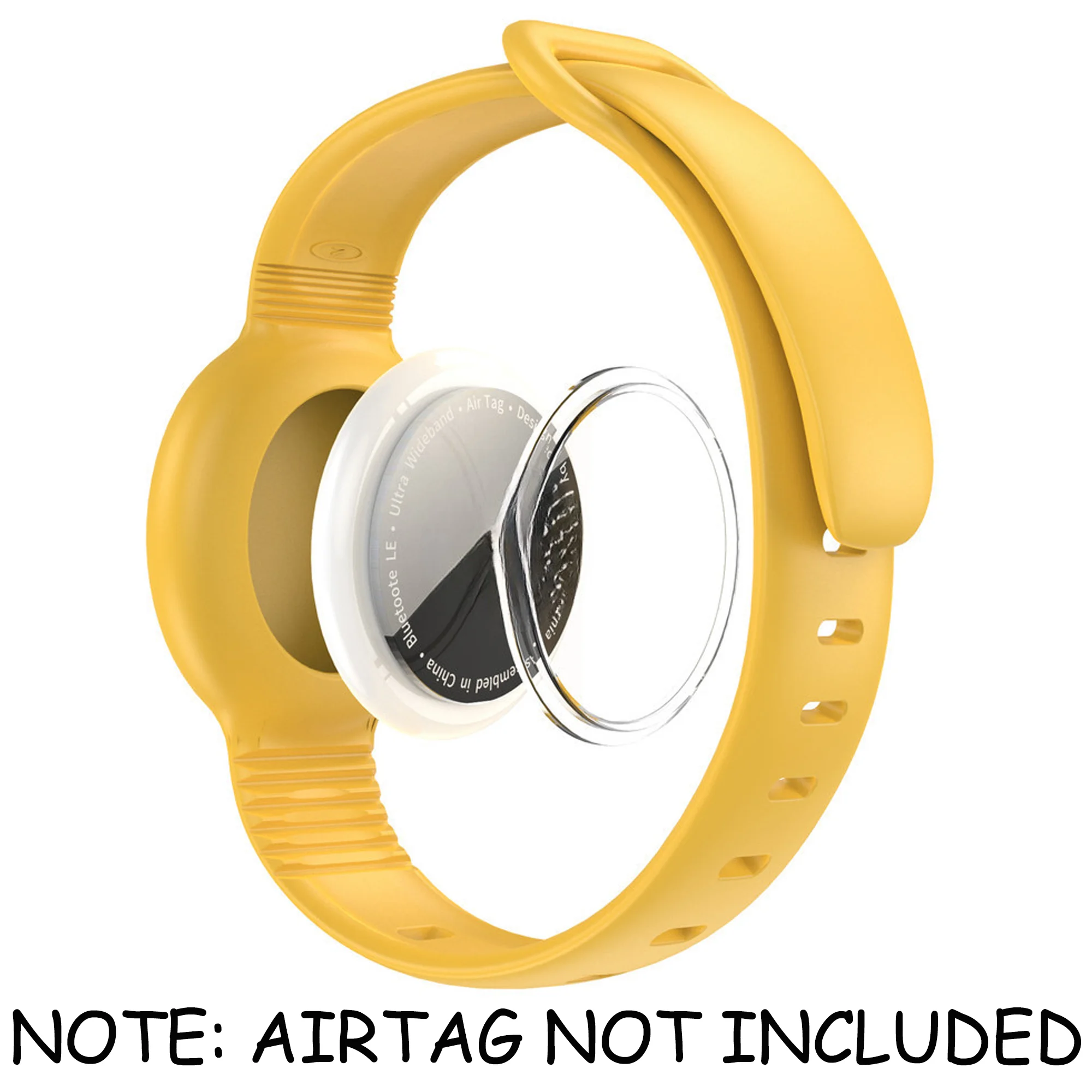 Eye-Catching Adjustable Airtag Necklace with Waterproof Silicone Holder