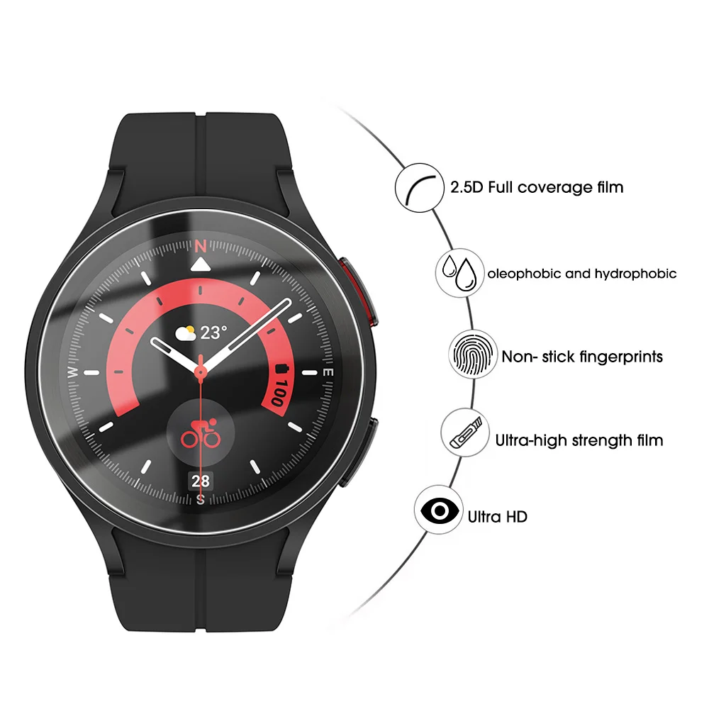 Premium Tempered Glass Screen Protector Pack for Watches - Ultra HD Clarity
