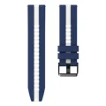 Navy blue white