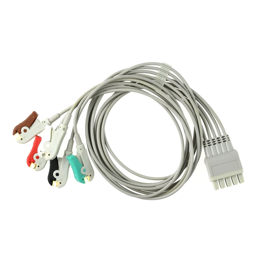 

EL-06 ECG Leadwires With 3lead Clip Grabber For GE Patient Monitor