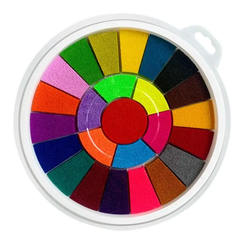 

Washable Craft Stamp Finger Painting Kit Safe Non-Toxic DIY Drawing Toy Early Learning Painting Supplies for Kindergarten Kids